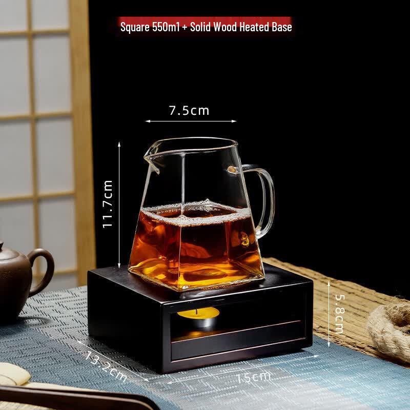 Hammered Borosilicate Glass Tea Pitcher