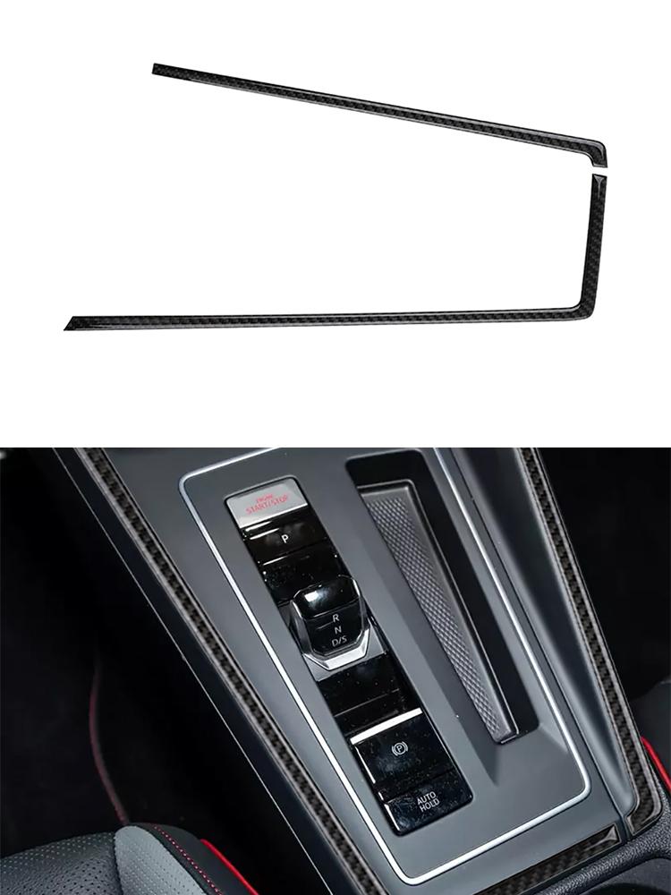 For Volkswagen VW Golf 8 MK8 GTI 2025 Car Carbon Fiber Interior Button Panel Trim Sticker Frame Styling Accessories