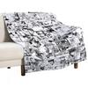 Diamond No Ace Manga Collage Throw Blanket Kid'S Christmas Gifts Soft Plaid Decorative Sofas Heavy To Sleep Moving Blankets