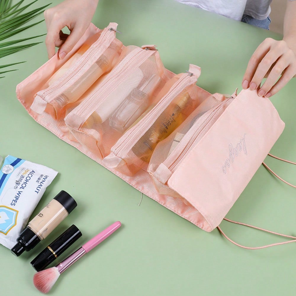 Cosmetic Bag Multifunctional Simple Travel Portable Folding Travel Cosmetics Storage Wash Bag