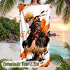 Naruto Beach Towel, Personalized Custom Name Text, Quick Dry Large Absorbent Towel For Beach Pool