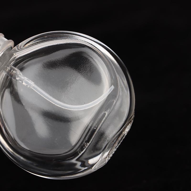 25Ml Glass Perfume Bottle Transparent Mist Spray Bottle Empty Perfume Vial Cosmetic Container For Travel