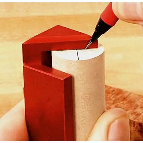 CarAngels Center Gauge, Center Square, 45 Square, Right Angle & 45 Degree Ruler, Center Finder, Carpenter's Marking Tool