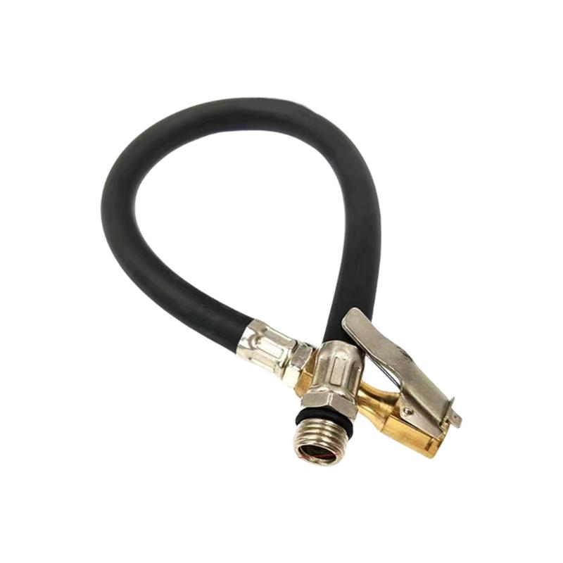 Extension Tire Inflator Hose, With Quick Release Button,Air Pumps Pipe Tube Quick Inflation Chuck Adapter