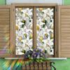 Xc3033 Colorful Lily Glass Window Sticker Sunshine Colorful Window Sticker Home Decoration Wall Sticker Static Sticker Removable