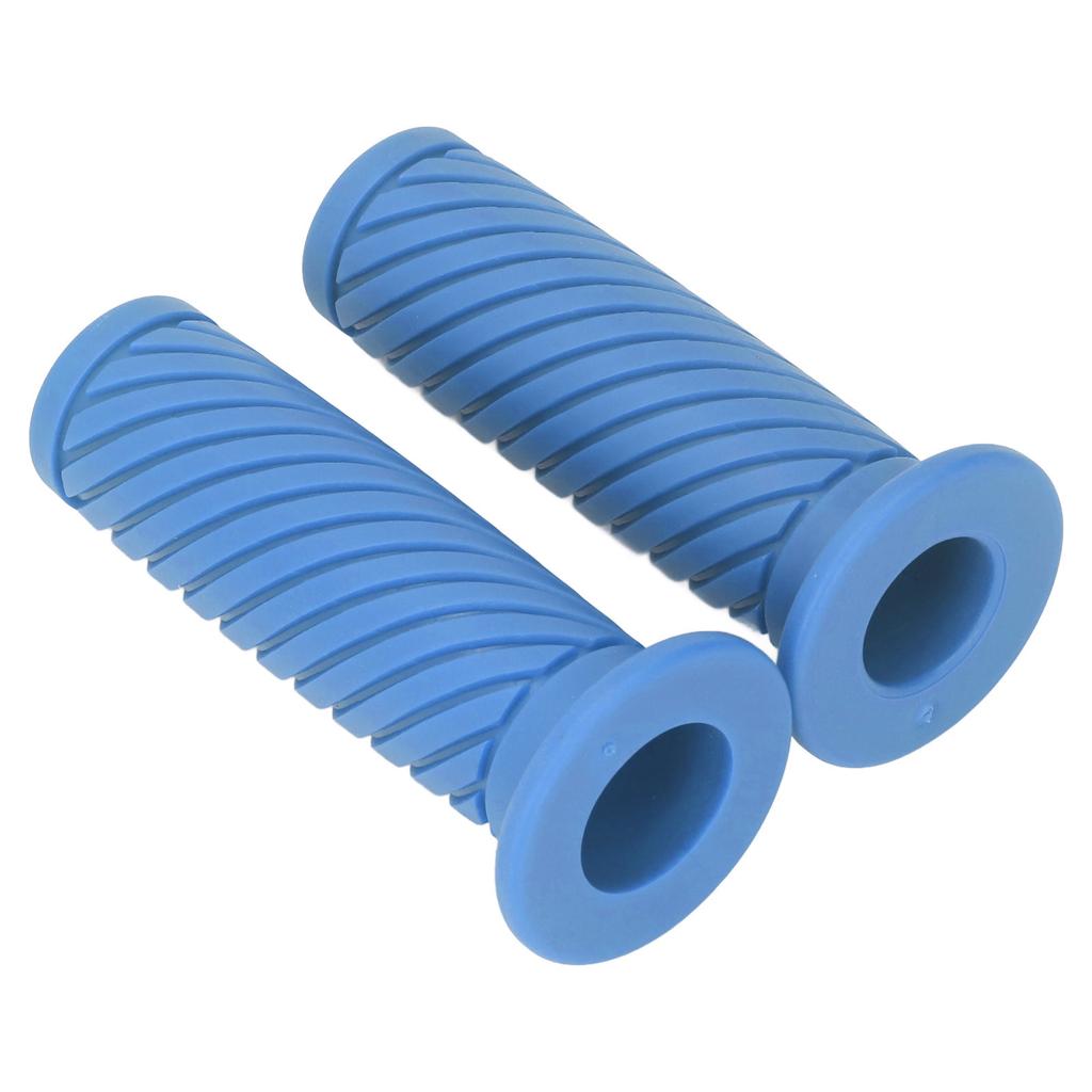 2Pcs Motorcycle Hand Grips Left Right 22mm 24mm Anti Slip Rubber Universal Fit for Motorbike Dirt