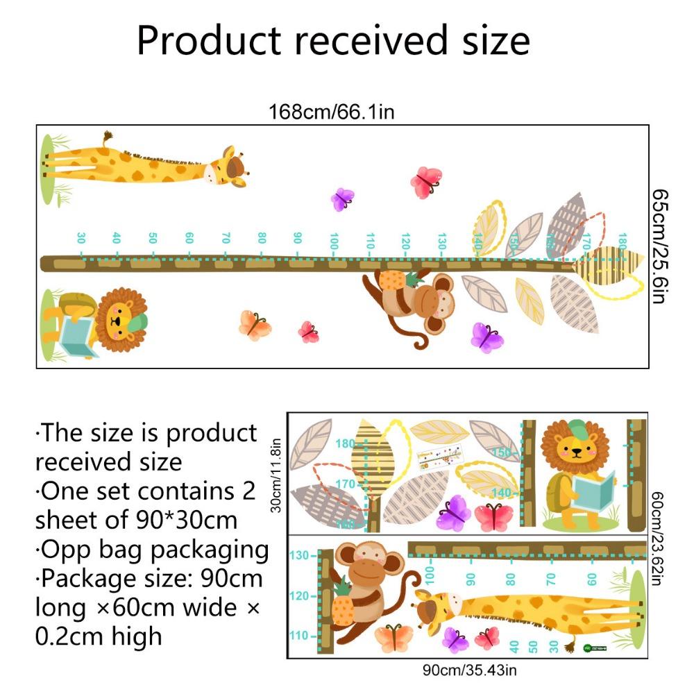 

Рисунок из мультфильма, детская диаграмма роста, разноцветная детская линейка роста, детская ZSZ1926