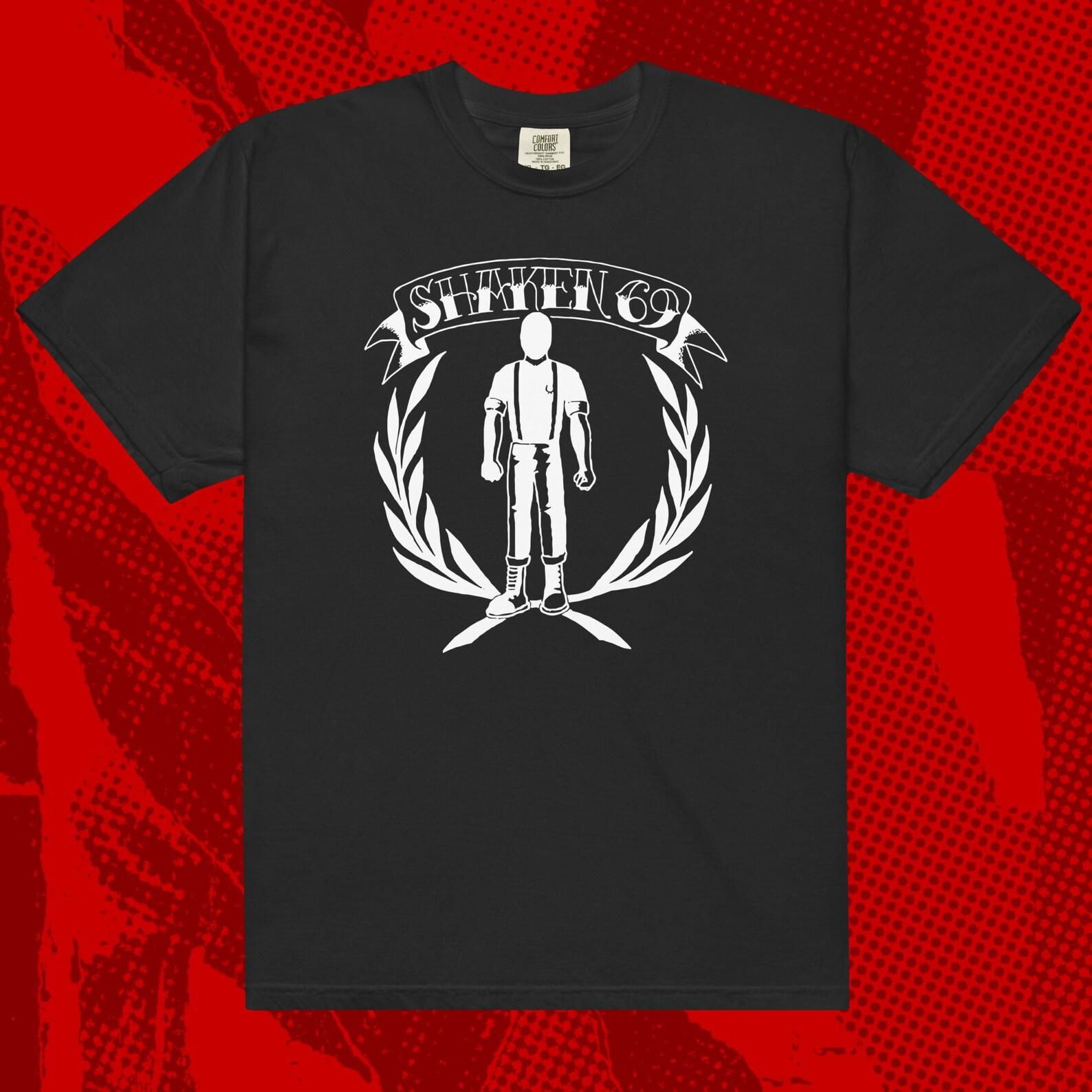 Shaken 69 Logo Shirt | Punk Rock Oi Ska Rancid Operation Ivy Downfall XL