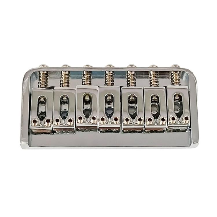 Metal Fixed Hardtail Saddle Bridge with Wrench & Screws Top Load Guitar Tailpie