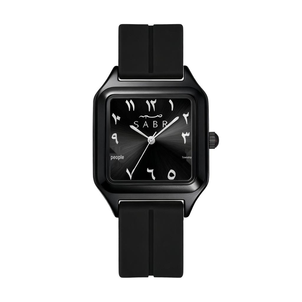 Roman Scale Square Waterproof Quartz Watch - Unisex Large Dial