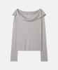 MIXXO Modified Neck Long Sleeve T-Shirt_Miwlwg449A