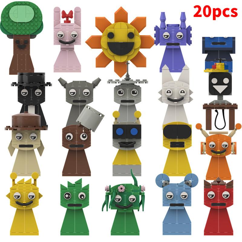 Sprunki Incredibox Building Blocks Set Construction Educational Toy Game Diy