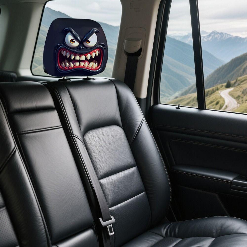 Elastic Car Seat Cover Universal Car Seat Headrest Interesting Car Headrest Cover  Halloween