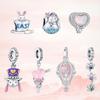 Original Pendant Copper Rabbit Charm Fit 3Mm Bracelet Diy For Women Classic Easter Egg Beads Daily Gift Fine