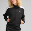 Puma Knitted Retro Sports Color Block Stand Collar Zip Jacket Women Jacket Black 631965-01