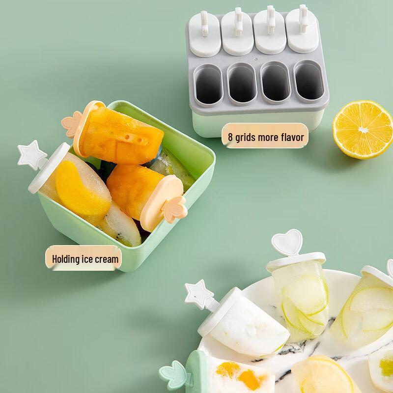 Baizien Easy Demould Ice Cream & Popsicle Molds