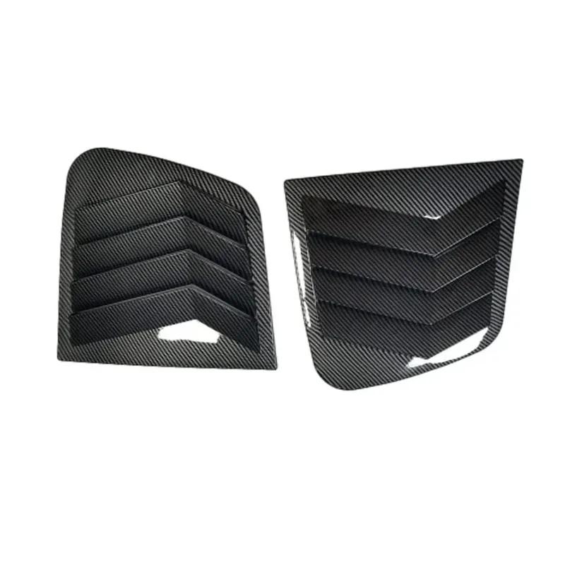 For Kia Sportage KX5 2016 2017 2018  ABS Plastic Rear Window Quarter Louver Cover Side Vent Trim Car Adhesive Accessories