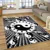 Natureza Yin Yang Chinês Tai Chi Bagua Tapete Tapete para Quarto Sala de estar Decoração de Sofá de Casa, Jogo Infantil Grande Decoração Tapete de Chão