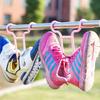 2pcs Space-Saving Shoe Organizer - Versatile, Portable Storage Rack for Sports & Casual Shoes, Durable Plastic