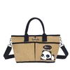 Adjustable unique panda style shoulder bag for women high quality niche design bag large capacity versatile crossbody bag