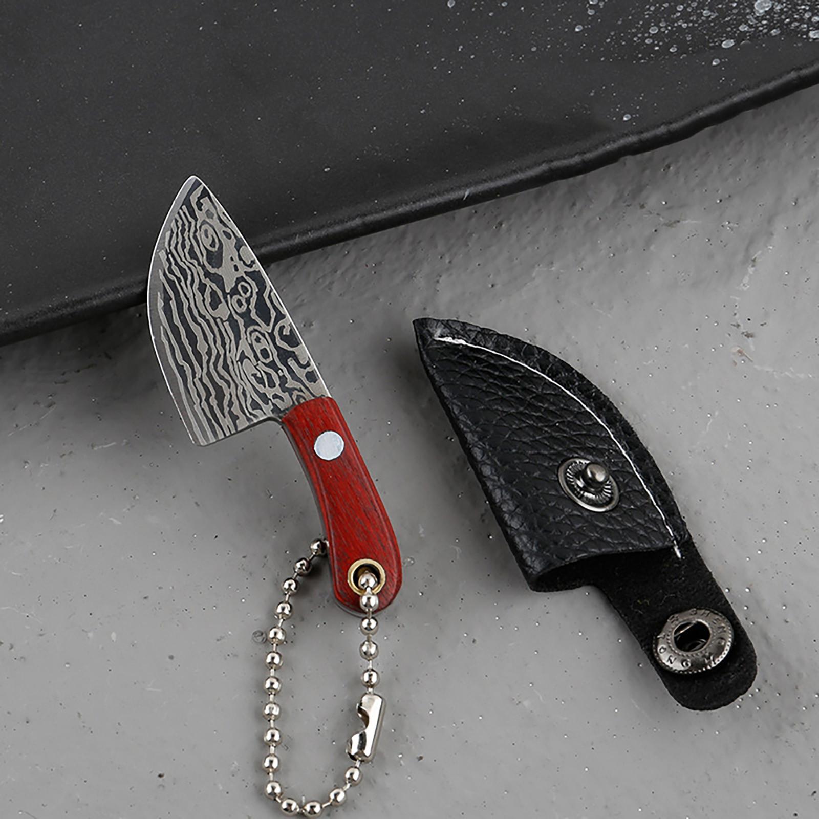 

Портативный нож 6 см. Экспресс-нож для разборки. Нескладной нож. Коллекционный нож. Маленький кухонный нож. Креативный мини-портативный нож с открытым футляром. One Size