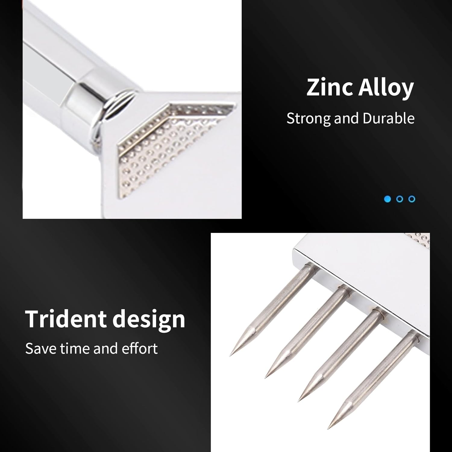 

BORDSTRACT Ледоруб, Ледоруб из цинкового сплава с профессиональным дизайном, Металлический ледоруб пищевого класса для бара и кухни(К)