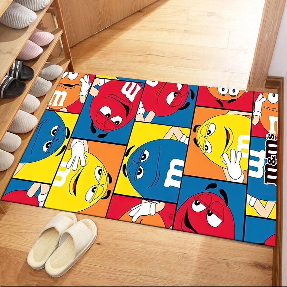 Colorful Characters Play Square rugs are a great choice for living rooms, bedrooms, home décor, and as gifts.