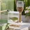 Splash Proof Hanging Parrot Feeder Anti-Spill Birds Food Container  Pet Supplies