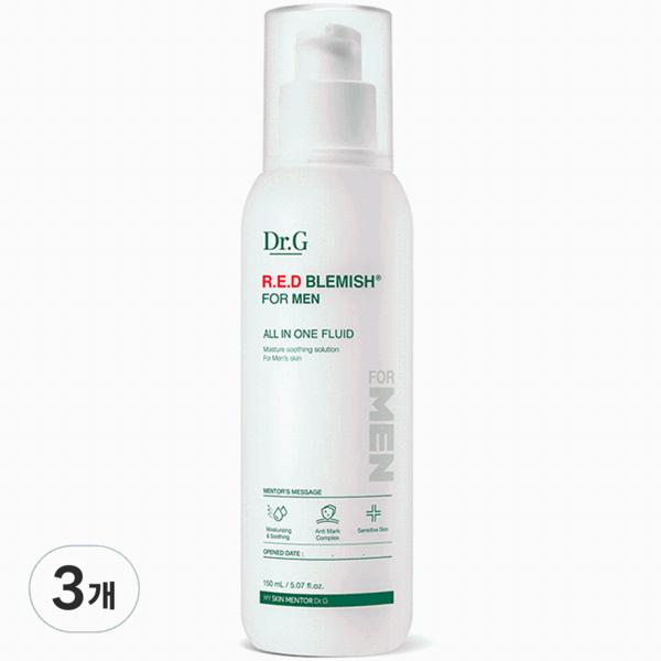

Dr.G Red Blemish for Men флюид All-in-One, 150мл, 3 единицы, лучшая мужская косметика Кореи