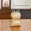Personlig Søt Tegneserie Keramisk Frosk Sparebøsse, Liten Dyre Skrivebordsdekorasjon, Jingdezhen Porselen i Stuen