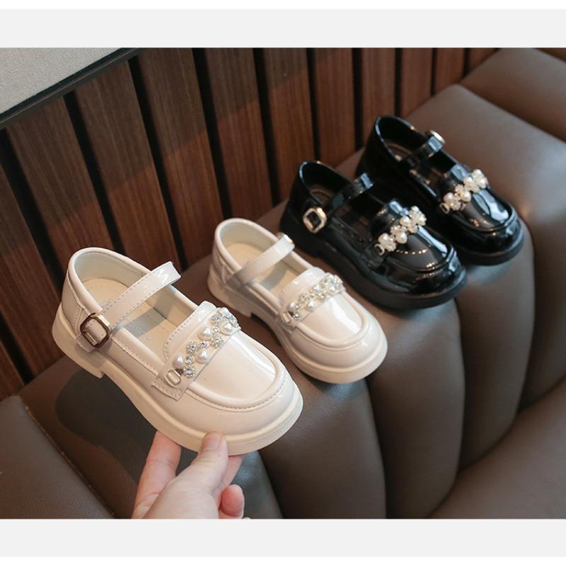 Girls' Princess Shoes Spring and Autumn New Soft Soles Non-slip British Fashion Large Children Sports Casual Leather Shoes