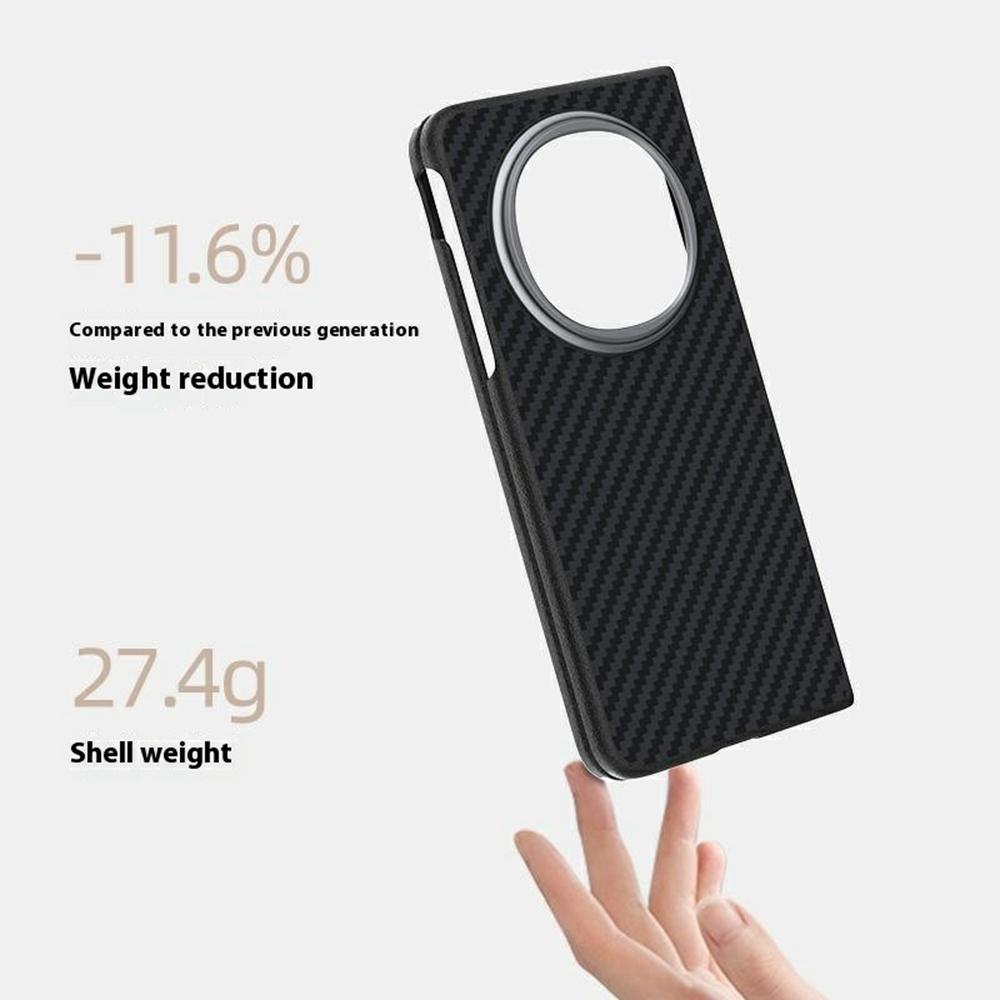 ABEEL For Oppo Find N5 5G Case Compatible with MagSafe Carbon Fiber Texture Back Cover