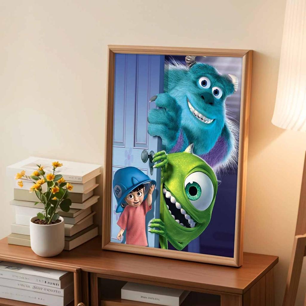 DIY Diamond Painting Monster Academy Cross Stitch Kit Mosaic Art Diamond Painting Full Circle Diamond Home Decoration