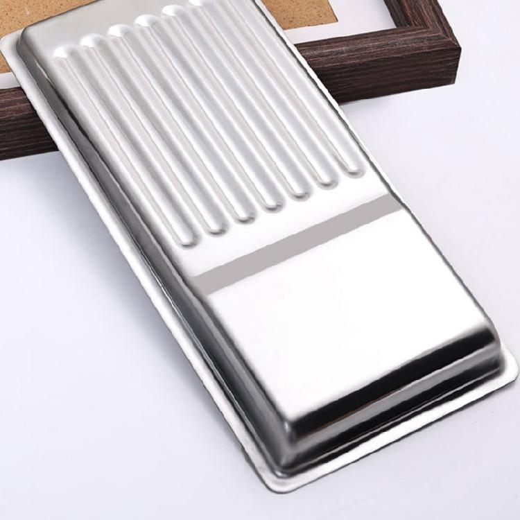 Salon Grade Nail Art Tool Disinfectings Tray Steel Build Spacious Interior Antisilp Base for Safe Sterilizations Tray