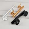 Stick On Cabinet Handles black Peel And Stick Door Pulls No Drill Drawer Pulls Self Adhesive handles for glass sliding door