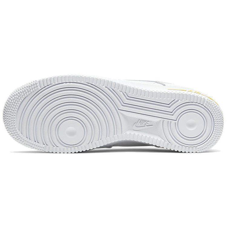Nike Air Force 1 Low Lux White Chrome Yellow Women's 898889-104