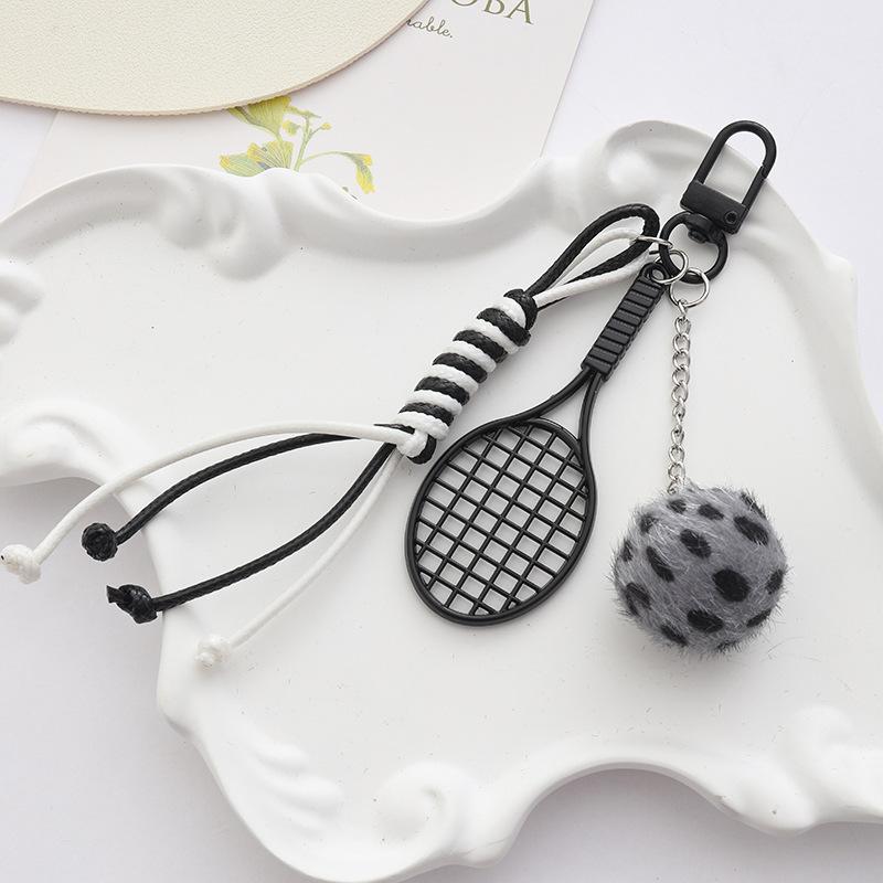 Tennis Cloth Shoes Mobile Phone Pendant Cute Mini Tennis Keychain Bag Hanging Sports Competition Commemoration