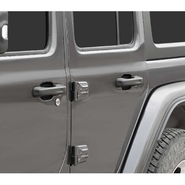 Hoolcar Exterior Door Handle Bowl Trims Outdoor Door Handle Insert Cover for 2018-2024 Jeep Wrangler JL JLU, Matte Black, 5PCs, Exterior Accessories