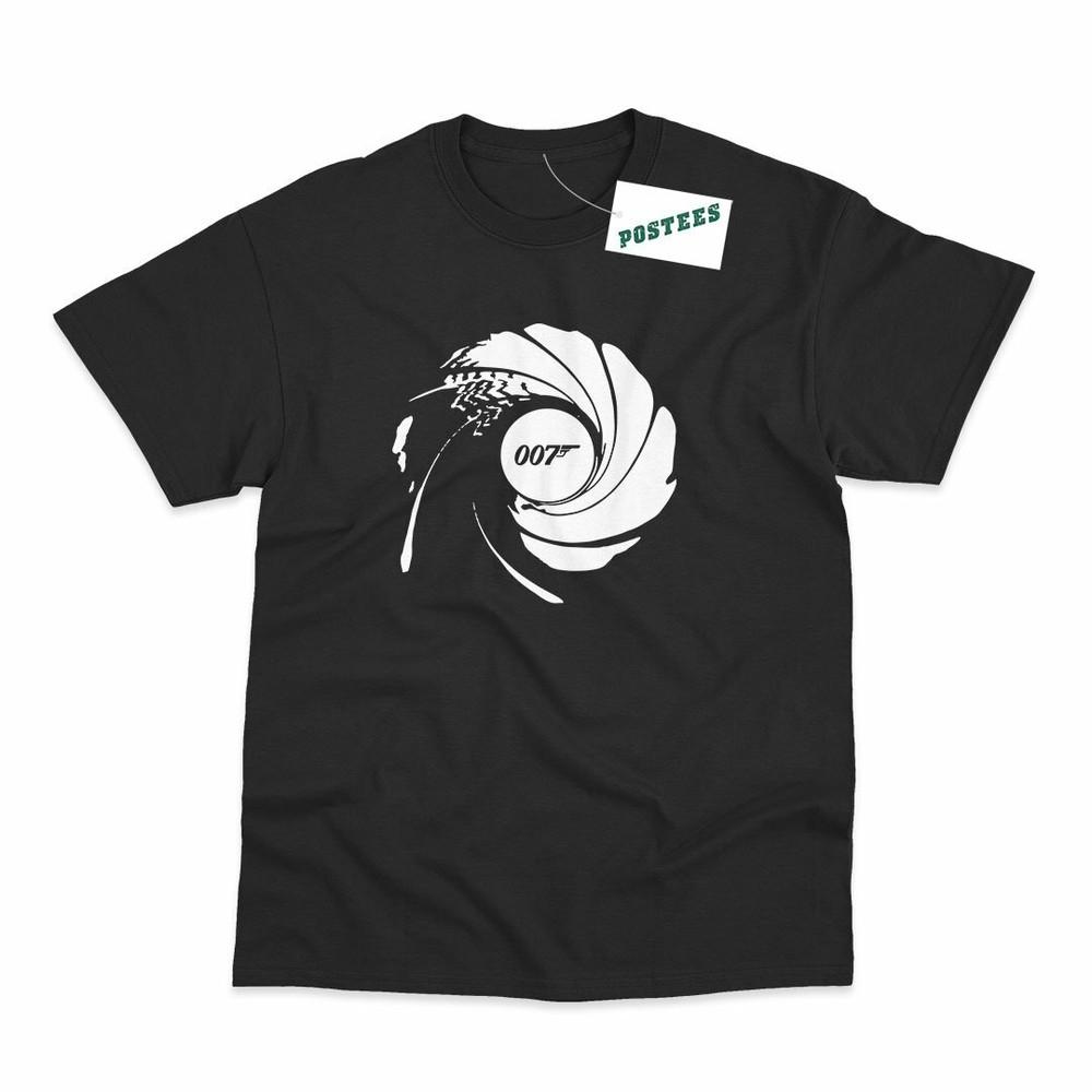 

007 Barrel Inspired by James Bond Printed T-Shirt 2XL