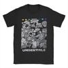 Game Undertale T Shirts Men Cotton Humorous T-Shirts Round Neck Tee Shirt Short Sleeve Clothes Gift