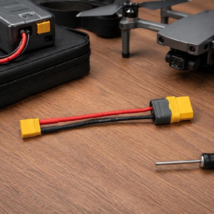 XT60H to XT30U Cable Set, 2 Finished Cable Assemblies for Model Battery Charging and Electronic Controller Tasks