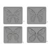 Reusable Flexible Silicone Butterfly Mold Detailed Silicone Texture Design for Resin Art Projects and Handmade Gifts