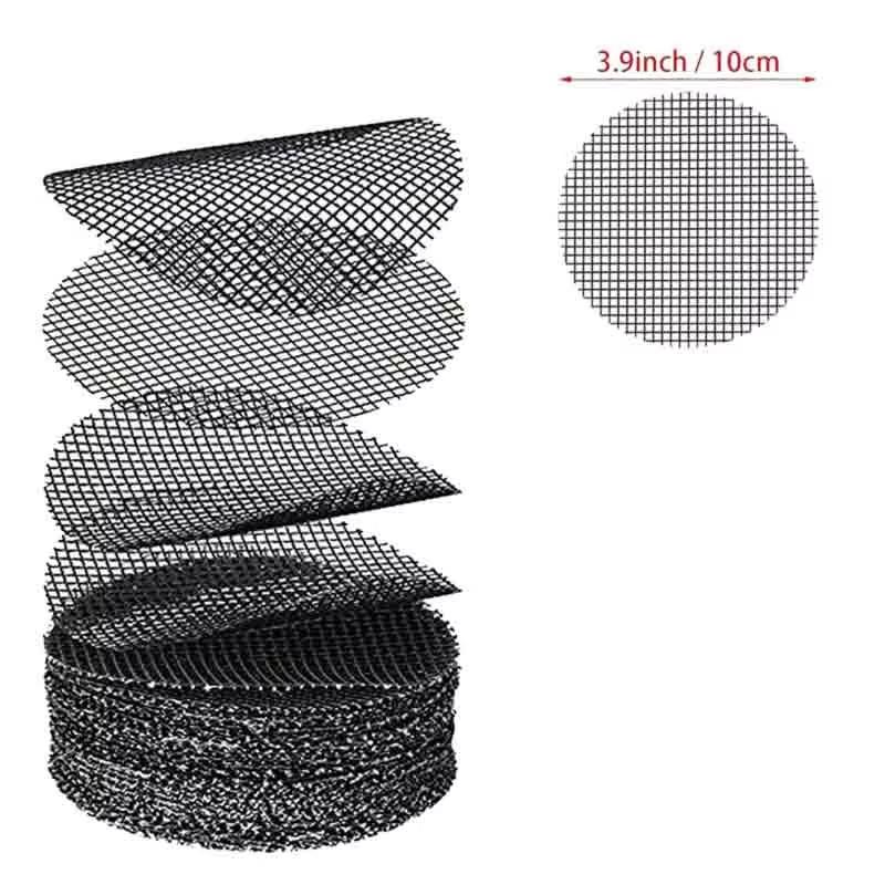 Pot Hole Mesh Pad Mat Grid Round Drainage Hole Screen for Pot Bottom Prevent Soil Loss Anti Bonsai Flower Plant Gardening Tools