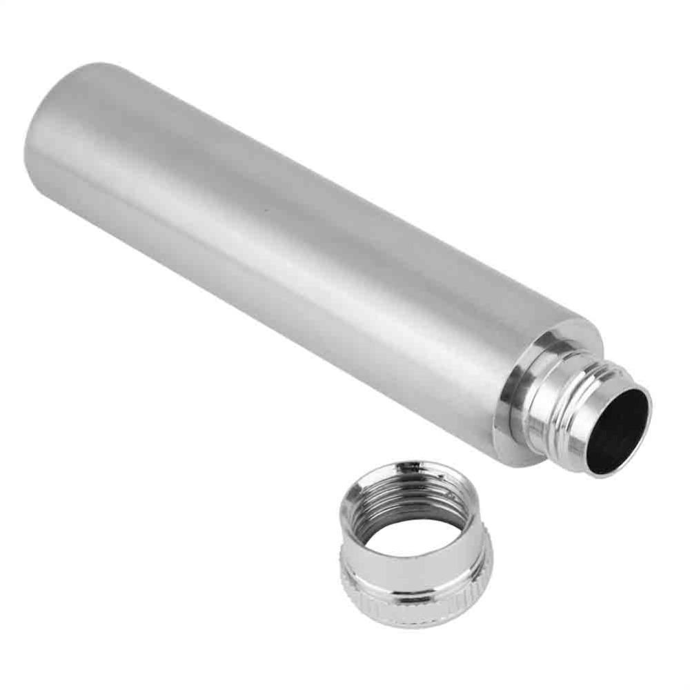2pcs Stainless Steel Portable Whiskey Bottle 1oz Hip Flask Portable Pocket Wine Bottle  Car