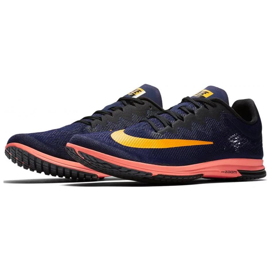 Nike Tênis de Corrida Casual de Cano Baixo Durável Antiderrapante Air Zoom Streak LT 4 Masculino sneaker Preto Amarelo 924514-480