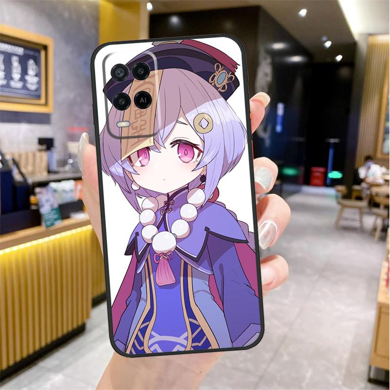 Genshin Impact Qiqi Case For Oppo A74 A54 A94 A78 A98 A18 A60 A80 A40 A38 A58 A96 A76 A16 A15 A17 A57 A77 A5 Pro