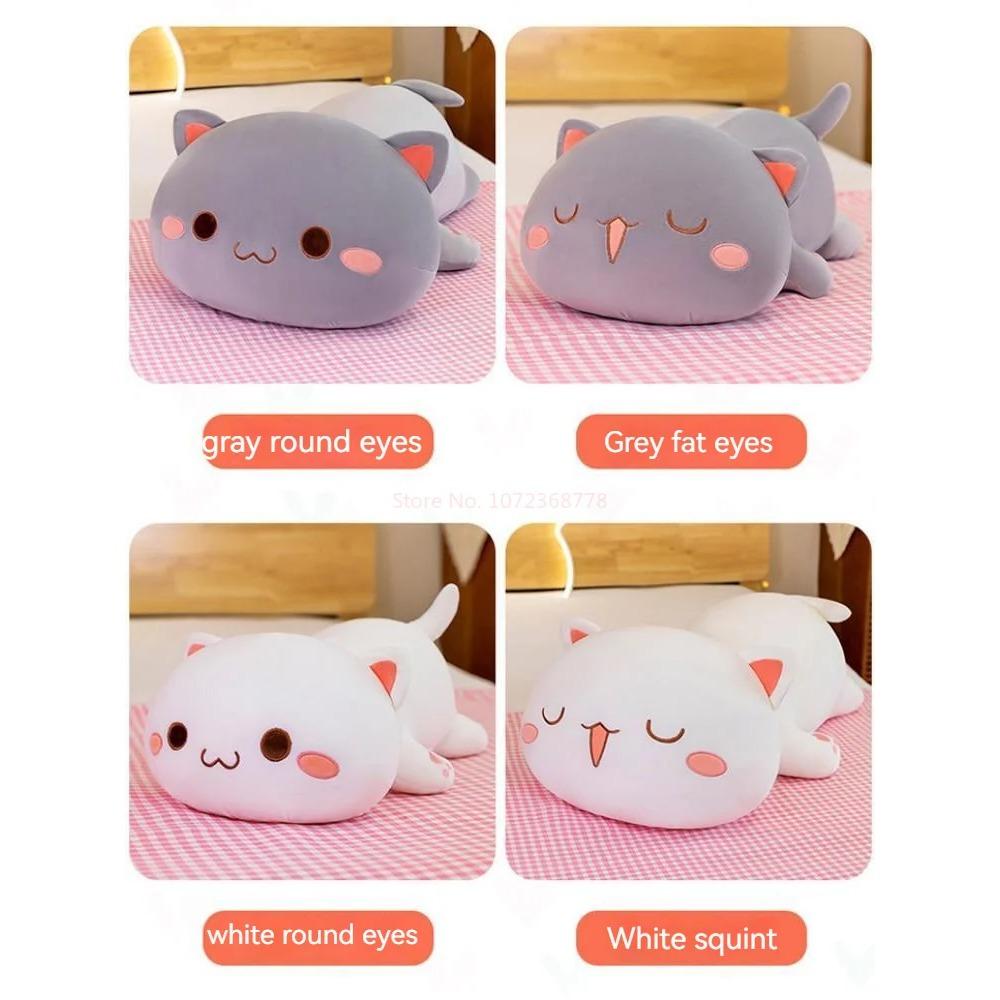 Kawaii Mitao Katze Plüschtiere Niedliches Tier Weiches Stoffkissen Paar Pfirsich Katze Plüschpuppe Cartoon Dekorieren Geburtstagsgeschenke Kinder