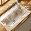 Kitchen Organizer Drying Rack for Dishes Dish Dryer Rack Stainless Steel Strainer Extendable Utensil Holder Storage Organizer