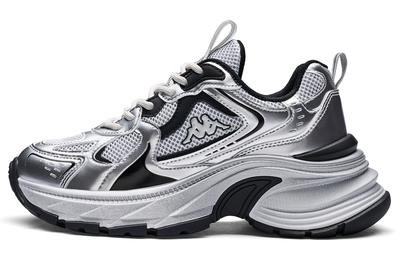 Sneakers K Spice Back To Back Abrasion Resistant Slip Resistant Low Top Chunky Sneakers Women's Silver