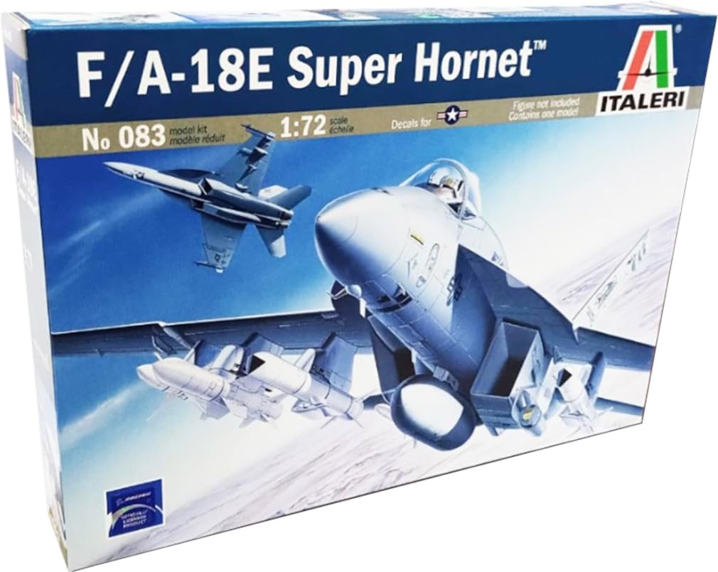 Platz Italeri Maßstab Amerikanische Super Hornet Kunststoffmodellbausatz IT0083 1/72 F/A-18E (Flugzeug)